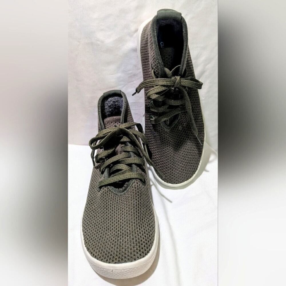 Allbird Women’s Tree Toppers Green/White Low-Top Sneakers Sz 6 - Picture 1 of 10